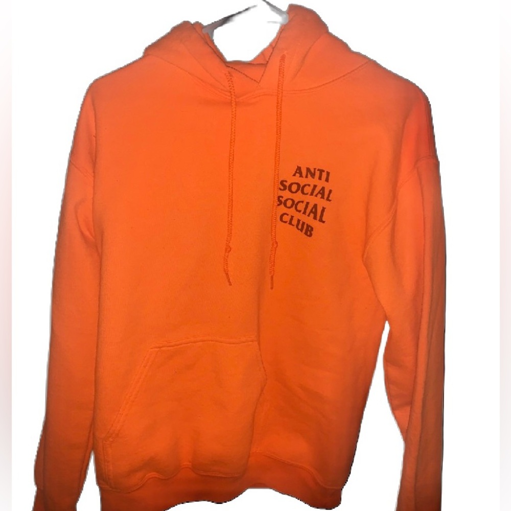 Anti Social Social Club Orange Jacket Casual Style